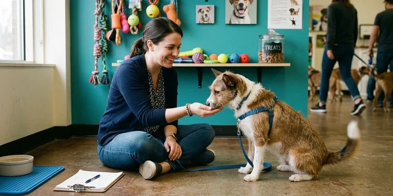 Certified counselor conducting temperament assessment