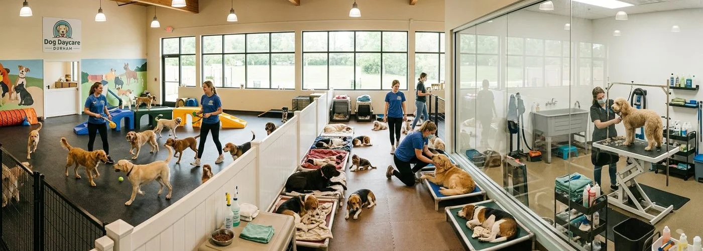 Dog Daycare Durham facility